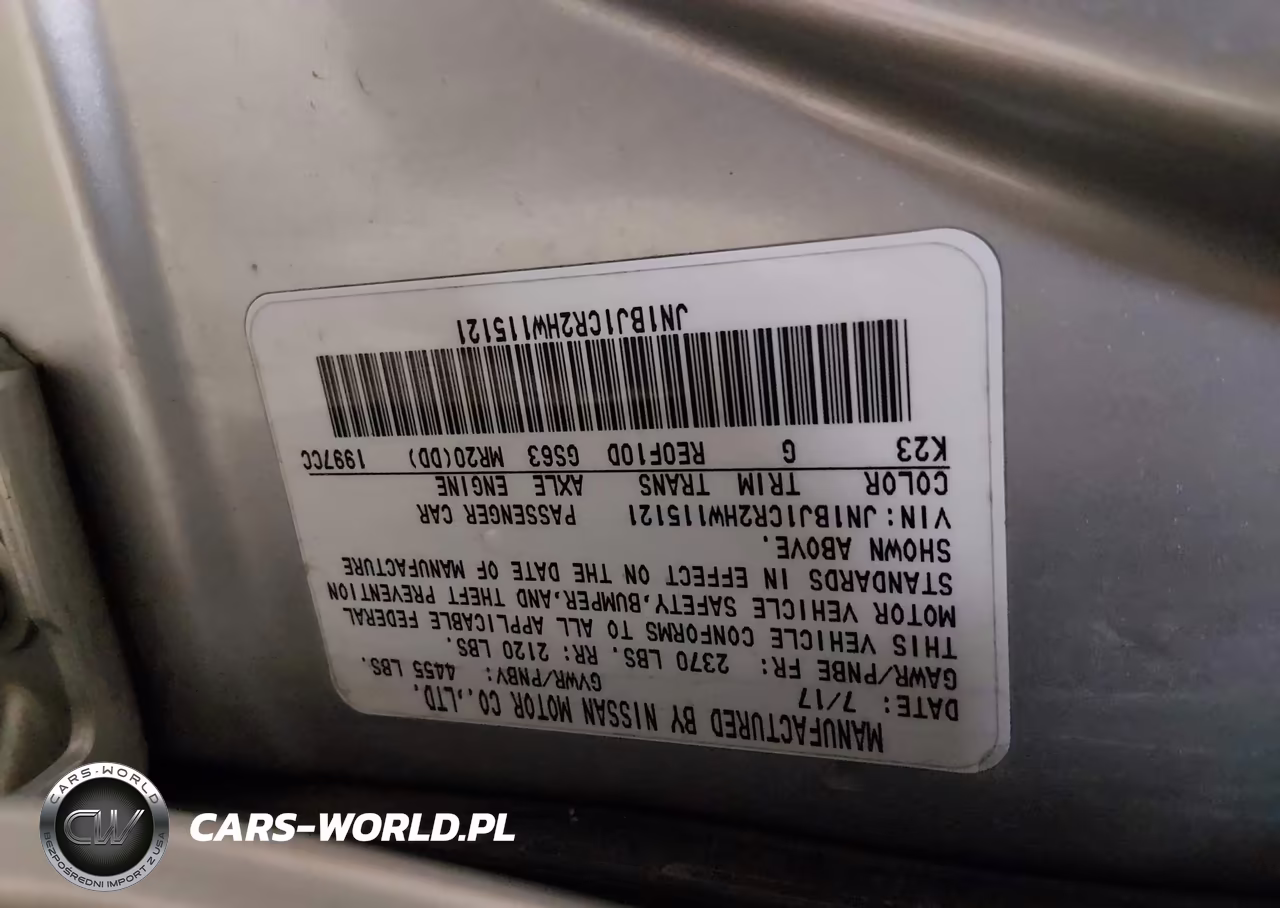 2017 Nissan Rogue Sport S VIN:JN1BJ1CR2HW115121 - 9