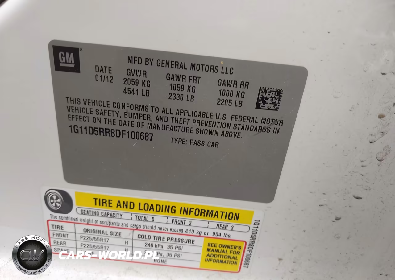 2013 Chevrolet Malibu Eco VIN:1G11D5RR8DF100687 - 9