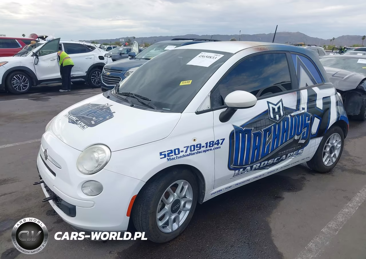 2013 Fiat 500 Pop VIN:3C3CFFAR7DT523086 - 2