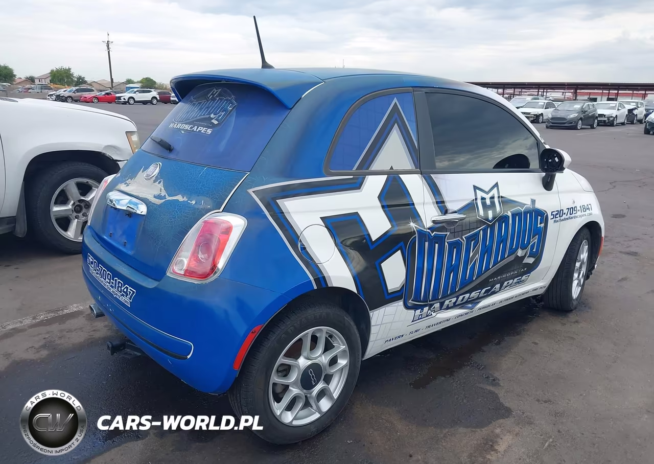 2013 Fiat 500 Pop VIN:3C3CFFAR7DT523086 - 4