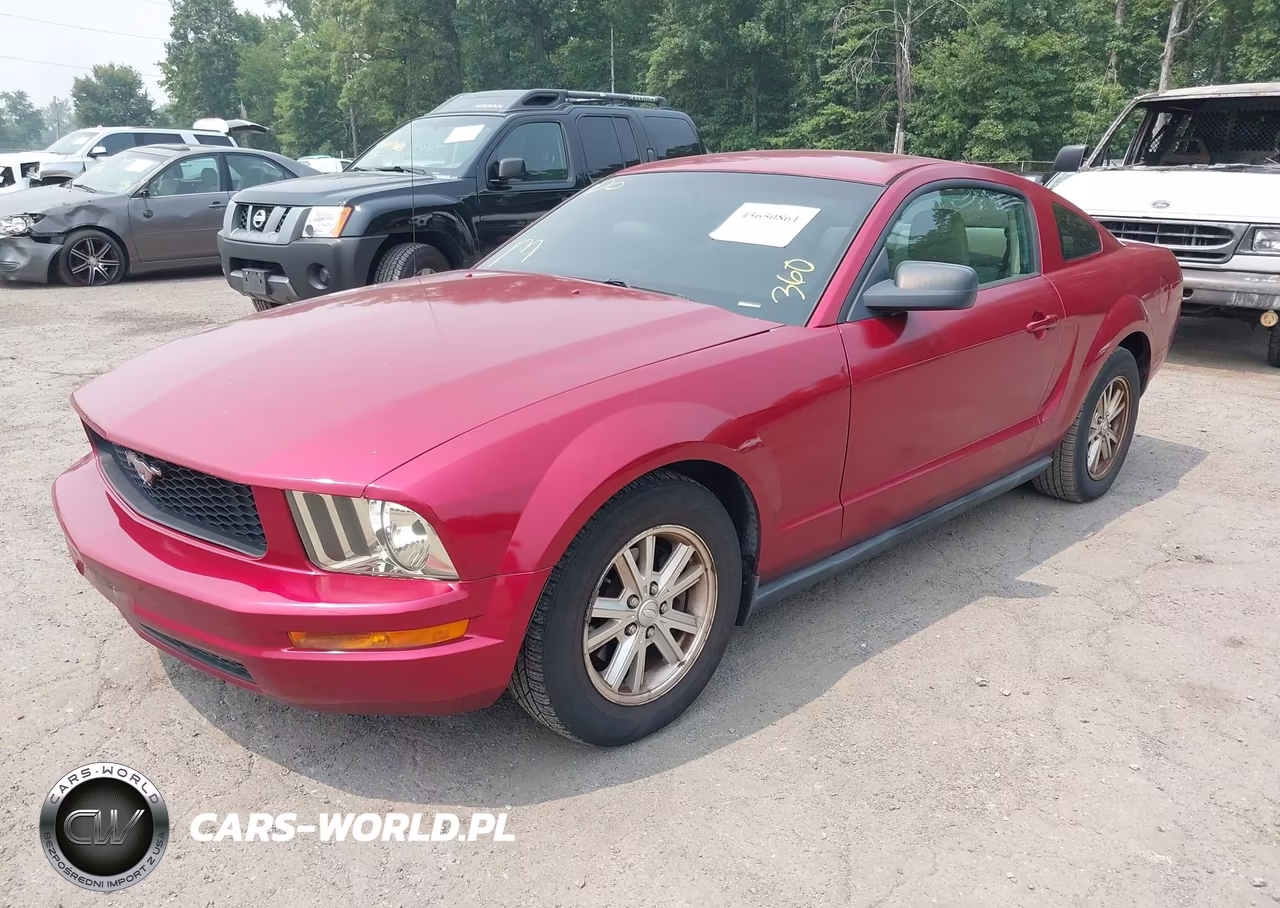 2007 Ford Mustang V6 Deluxe-V6 Premium VIN:1ZVFT80N775337142 - 2