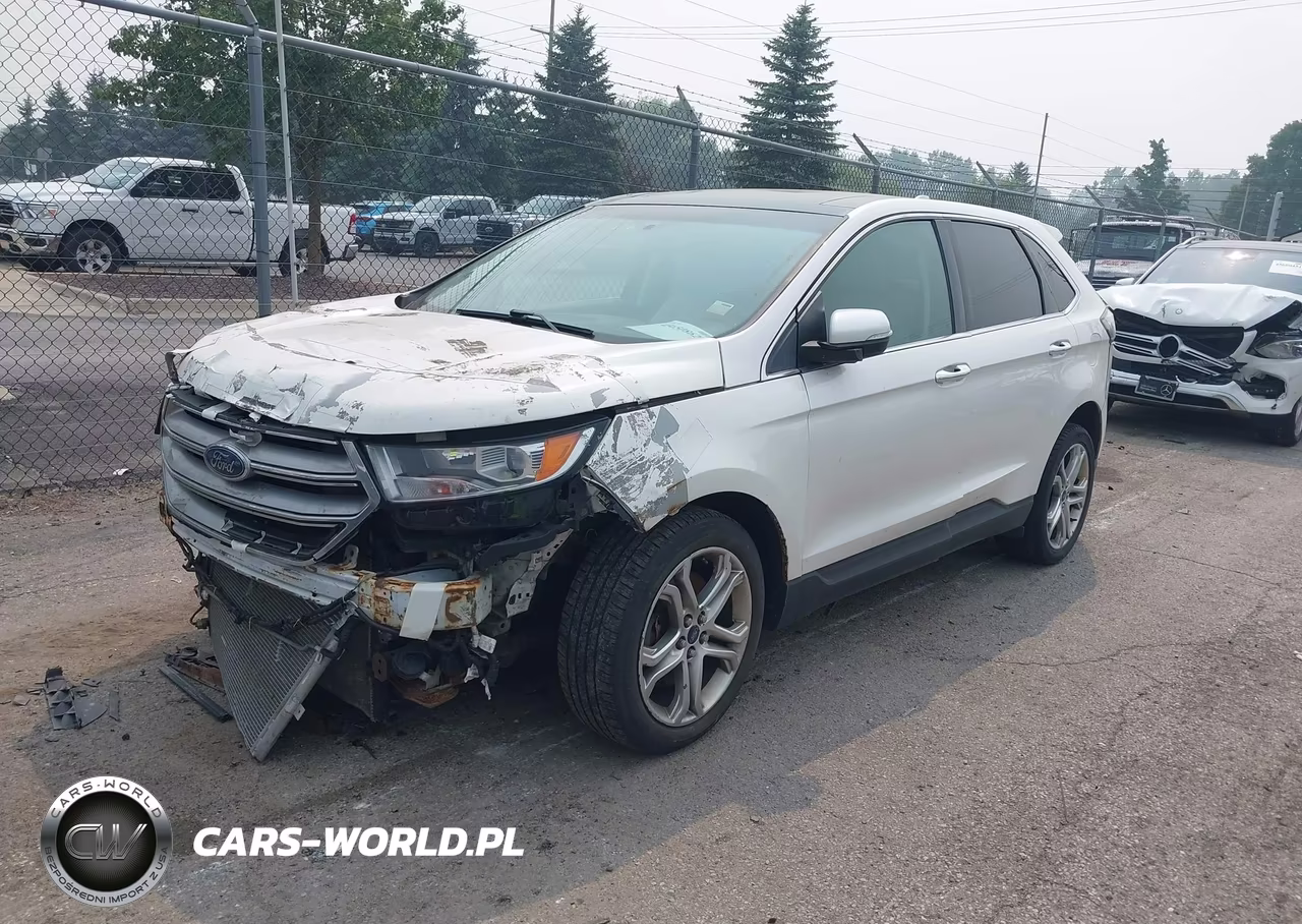 2015 Ford Edge Titanium VIN:2FMTK4K89FBC01531 - 2