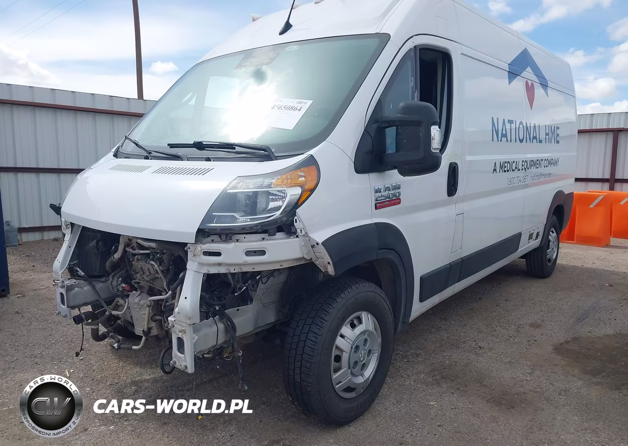 2022 Ram Promaster 2500 High Roof 159 Wb VIN:3C6LRVDG5NE128246 - 2