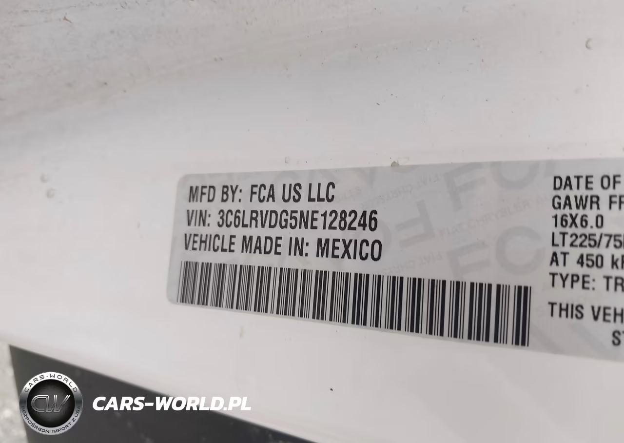 2022 Ram Promaster 2500 High Roof 159 Wb VIN:3C6LRVDG5NE128246 - 9