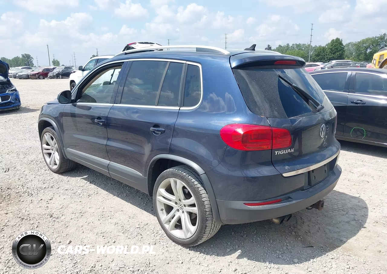 2012 Volkswagen Tiguan Sel VIN:WVGAV7AX8CW558167 - 3