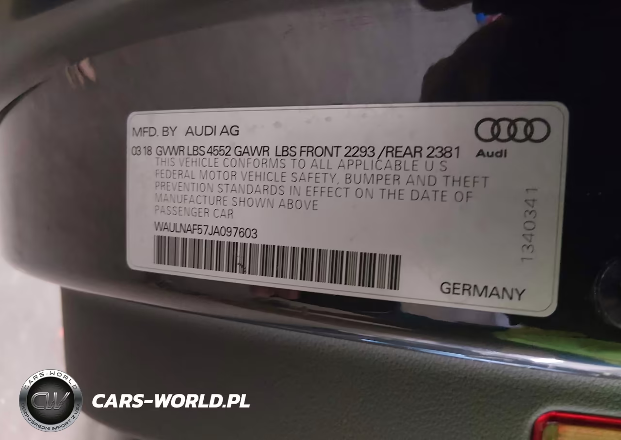 2018 Audi A5 2.0T Premium VIN:WAULNAF57JA097603 - 9