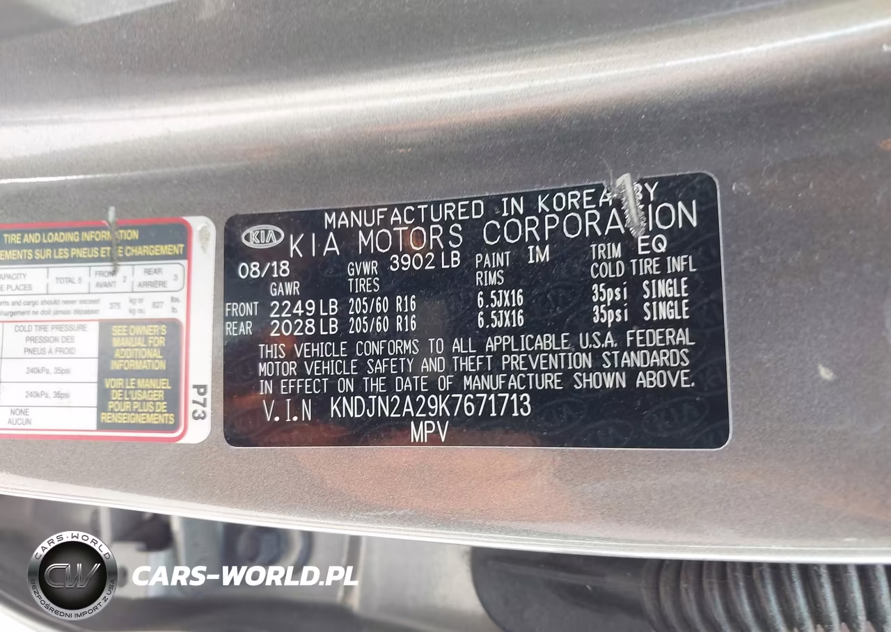2019 Kia Soul ! VIN:KNDJN2A29K7671713 - 9