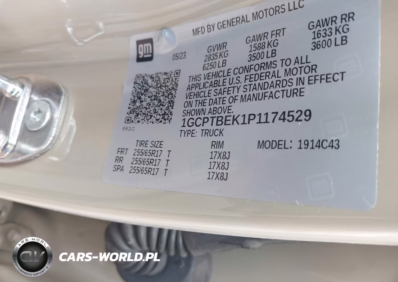 2023 Chevrolet Colorado 4Wd Short Box Wt VIN:1GCPTBEK1P1174529 - 9
