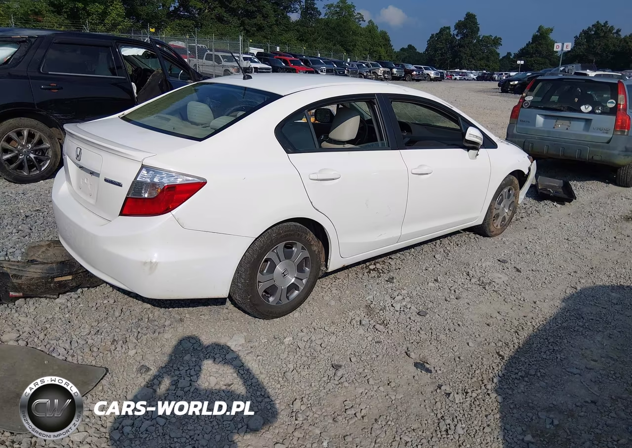 2012 Honda Civic Hybrid VIN:JHMFB4F28CS003384 - 4