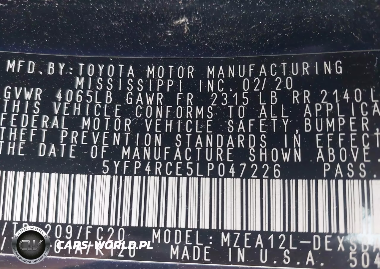 2020 Toyota Corolla Se VIN:5YFP4RCE5LP047226 - 9