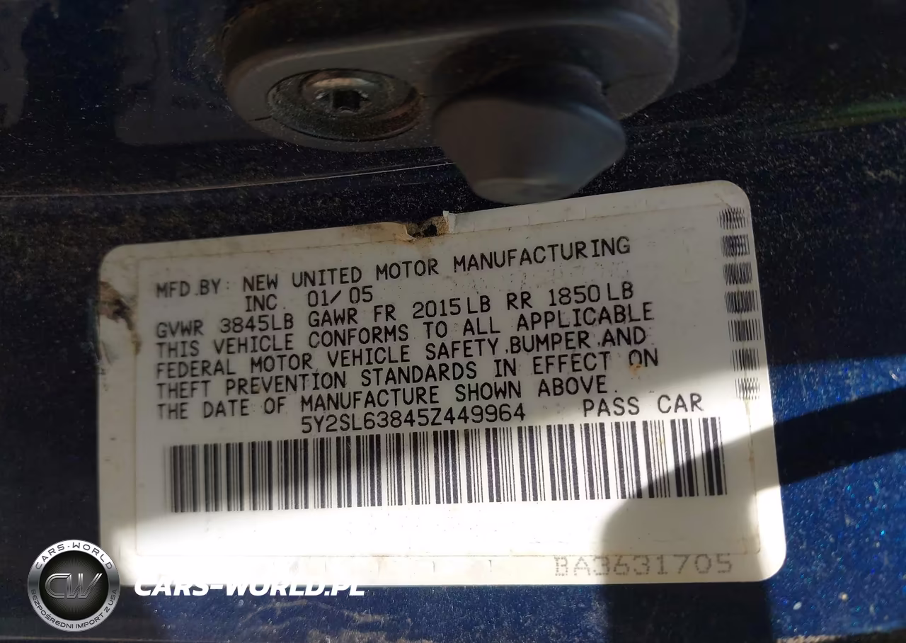 2005 Pontiac Vibe VIN:5Y2SL63845Z449964 - 9