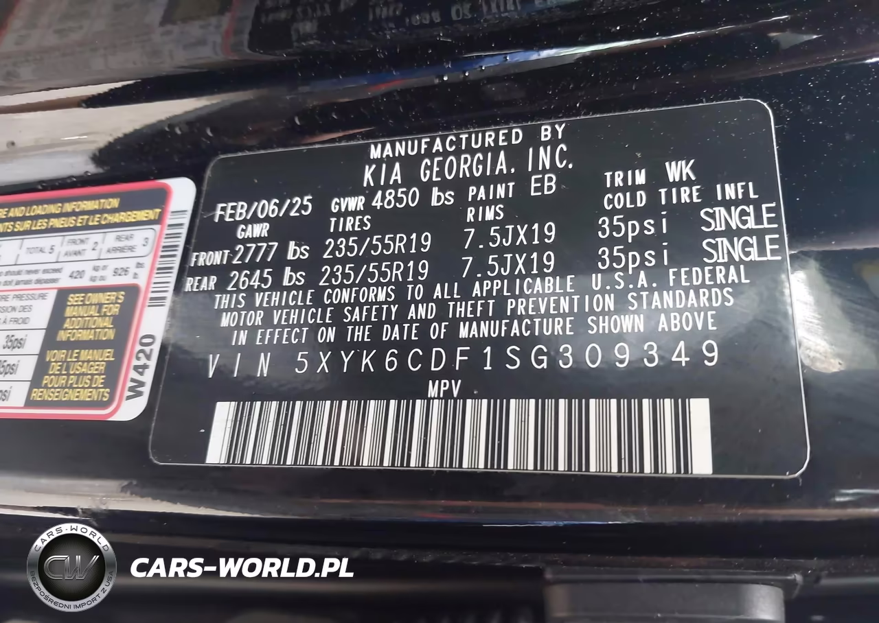 2025 Kia Sportage X-Line VIN:5XYK6CDF1SG309349 - 9