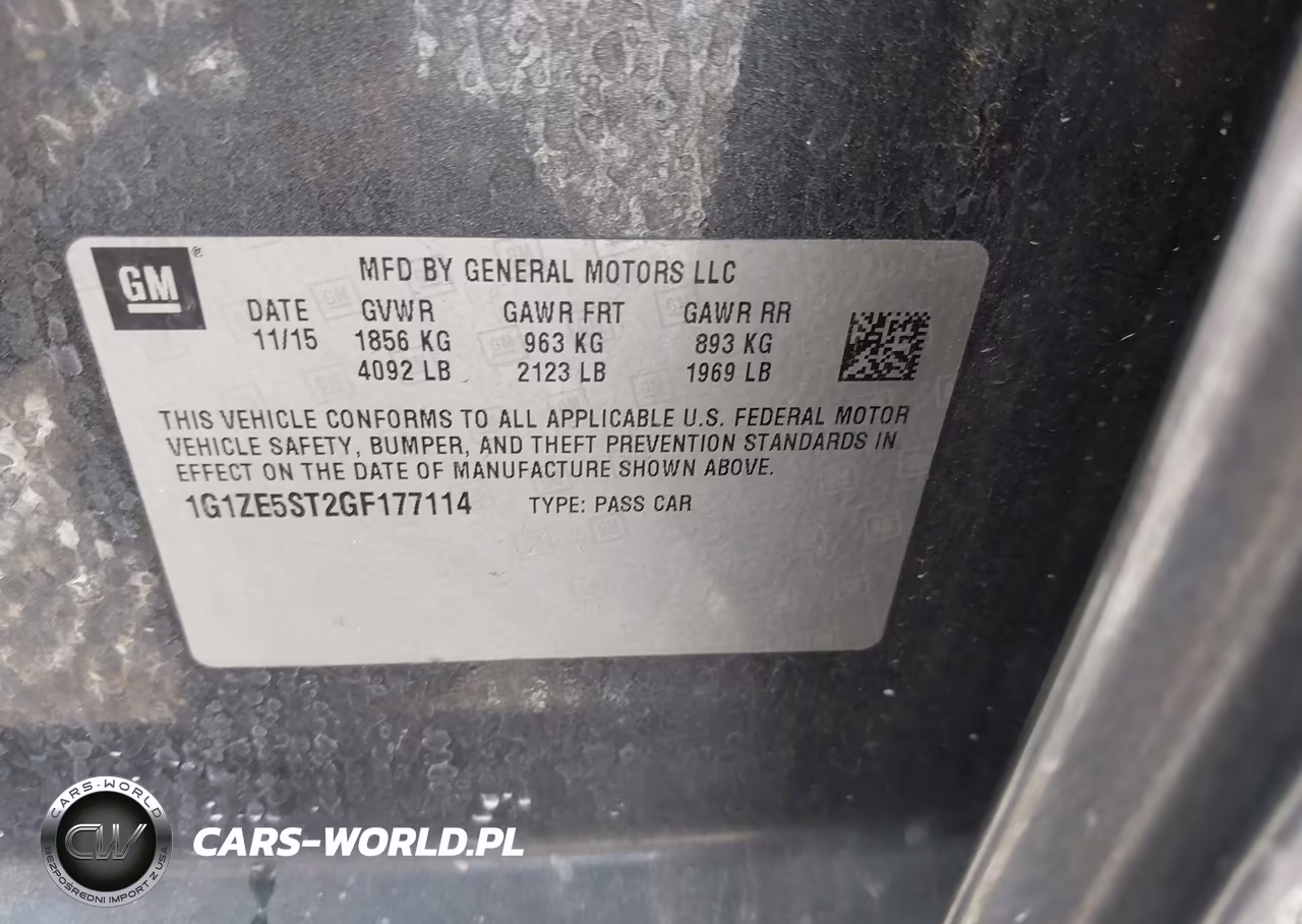 2016 Chevrolet Malibu 1Lt VIN:1G1ZE5ST2GF177114 - 9