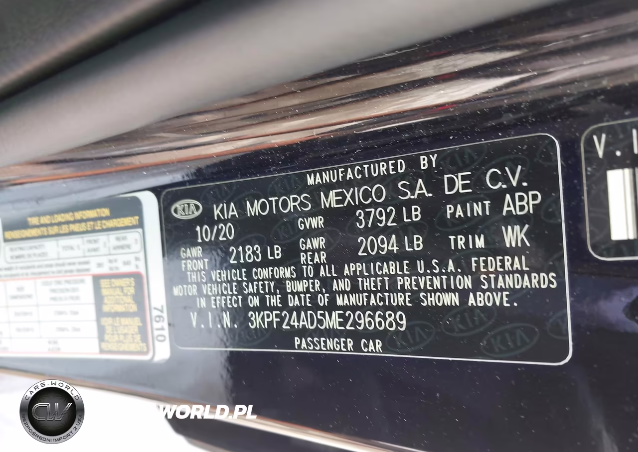 2021 Kia Forte Lxs VIN:3KPF24AD5ME296689 - 9