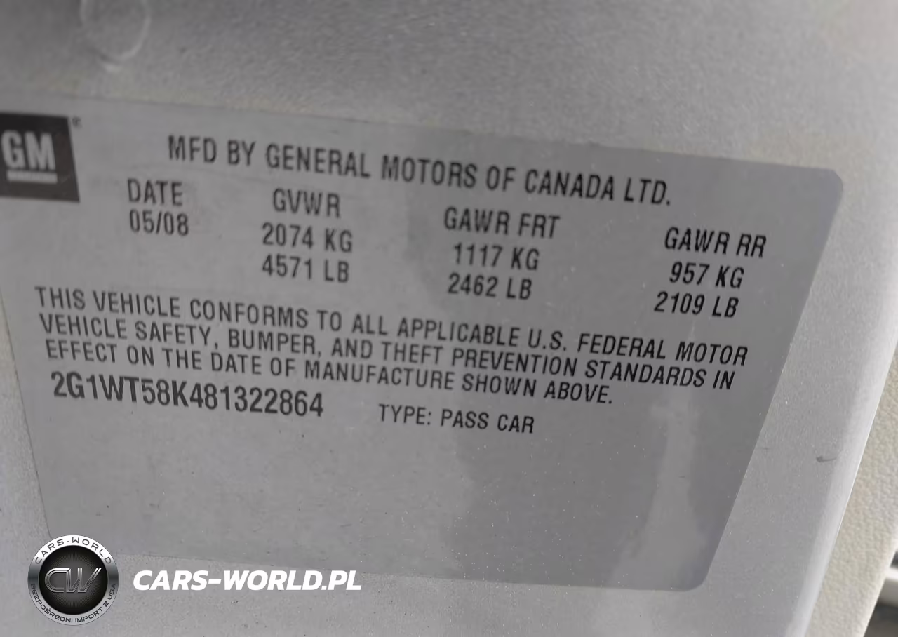 2008 Chevrolet Impala Lt VIN:2G1WT58K481322864 - 9