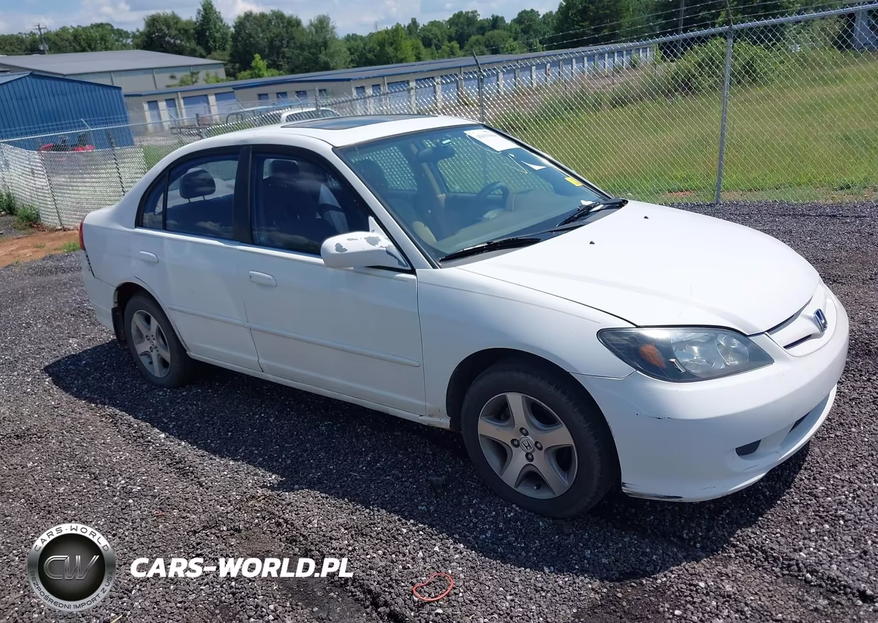 2004 Honda Civic Ex VIN:2HGES26744H528207 - 1