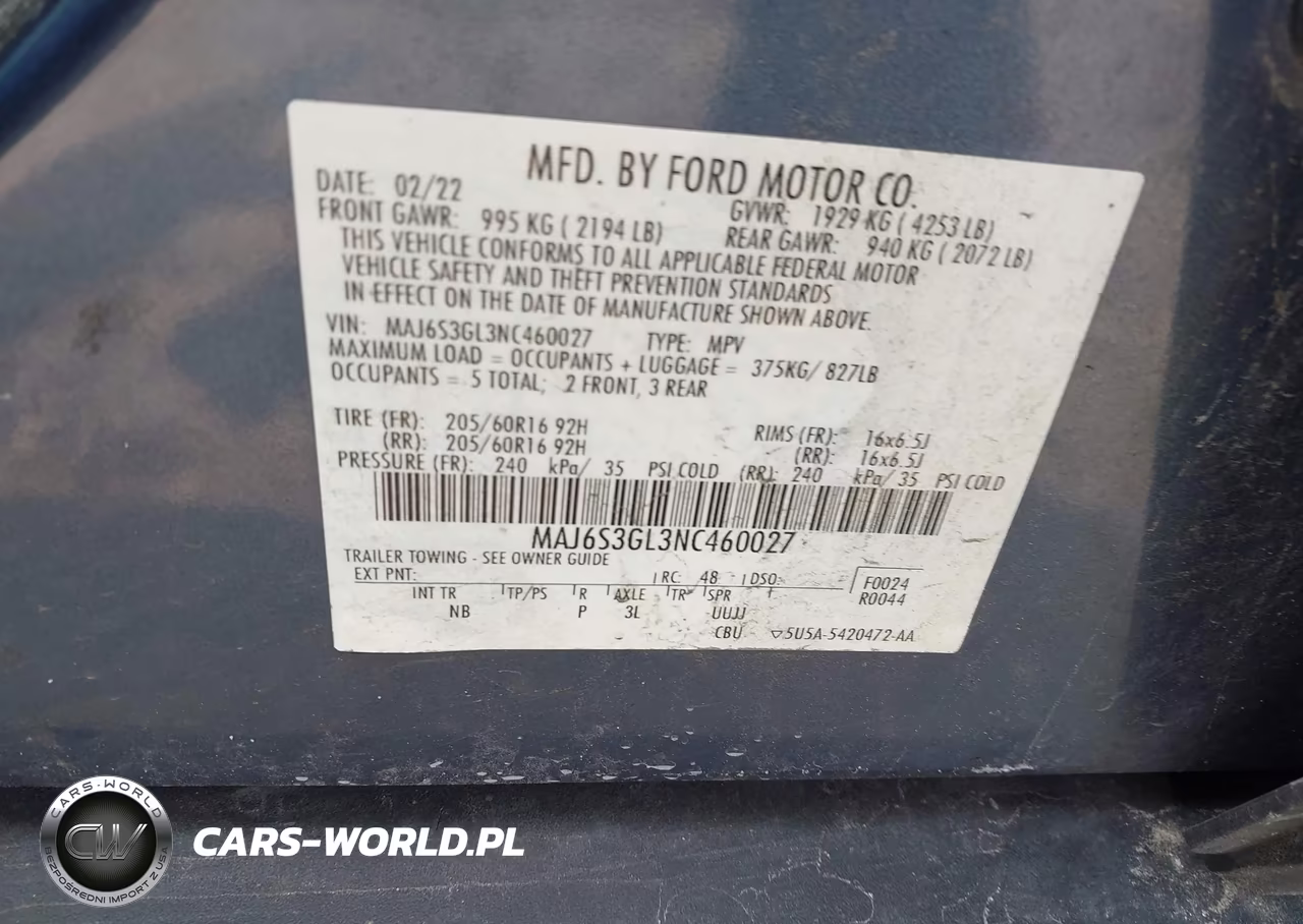 2022 Ford Ecosport Se VIN:MAJ6S3GL3NC460027 - 9