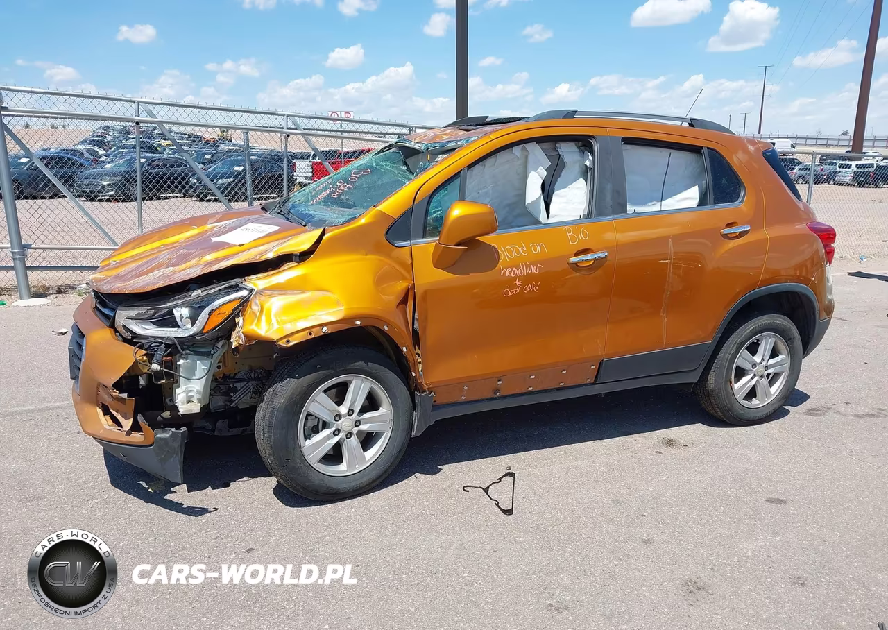 2017 Chevrolet Trax Lt VIN:3GNCJPSB2HL168813 - 2