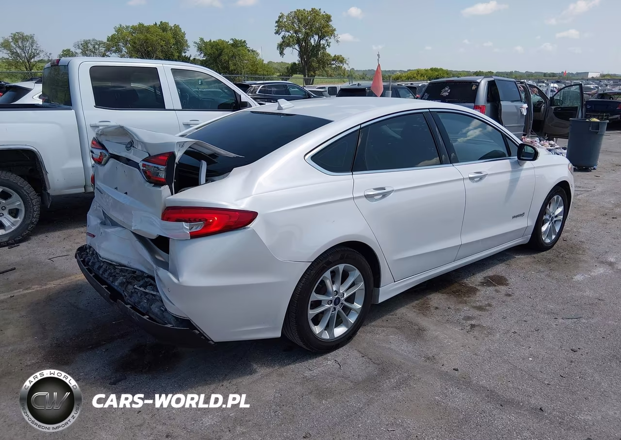 2019 Ford Fusion Hybrid Sel VIN:3FA6P0MU3KR172275 - 4