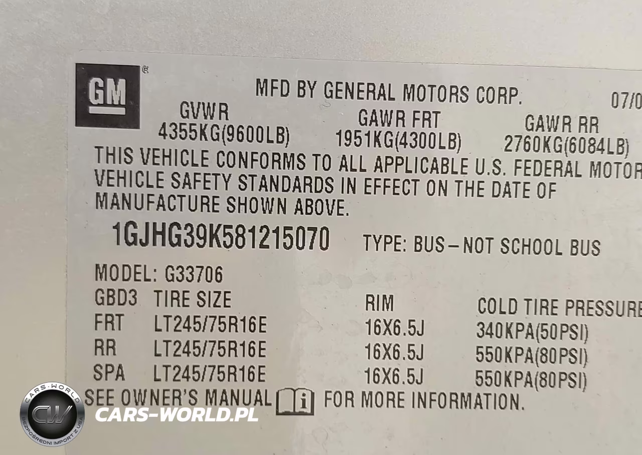 2008 GMC Savana Passenger Ls VIN:1GJHG39K581215070 - 9