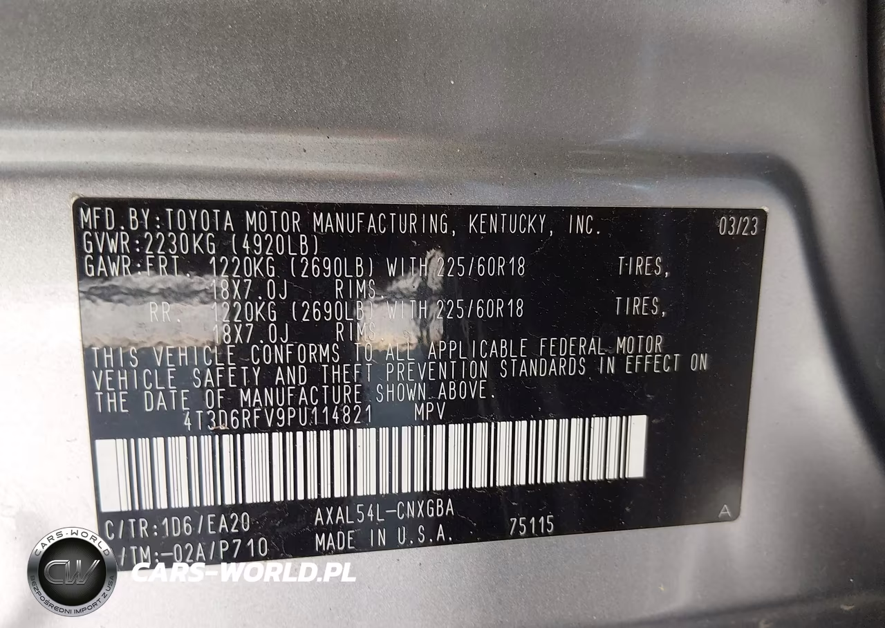 2023 Toyota Rav4 Hybrid Limited VIN:4T3D6RFV9PU114821 - 9