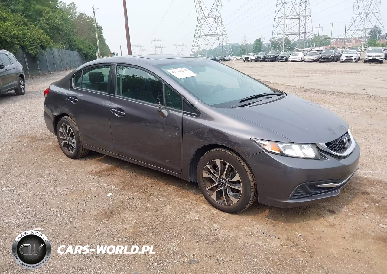 2015 Honda Civic Ex VIN:2HGFB2F8XFH555542 - 1