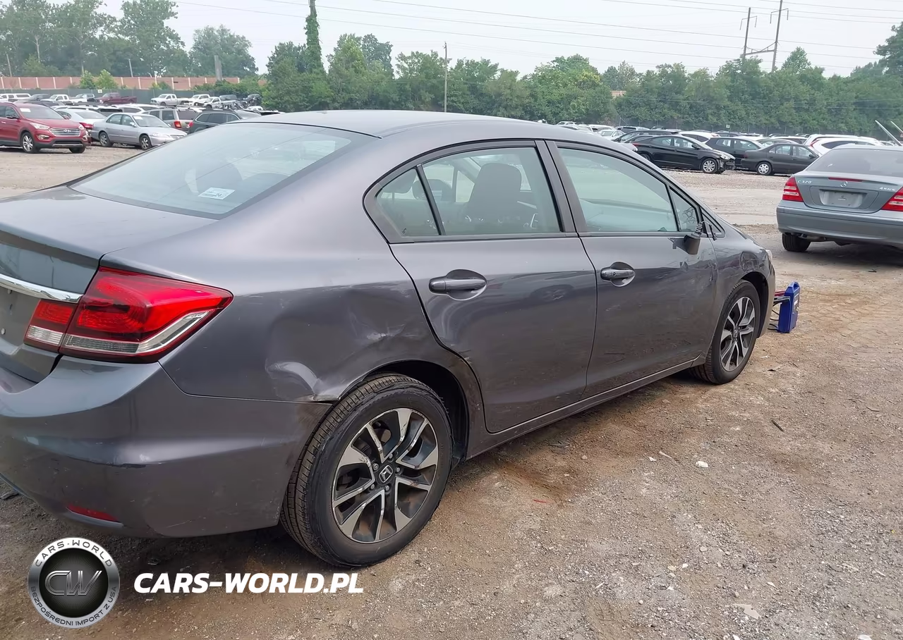 2015 Honda Civic Ex VIN:2HGFB2F8XFH555542 - 6