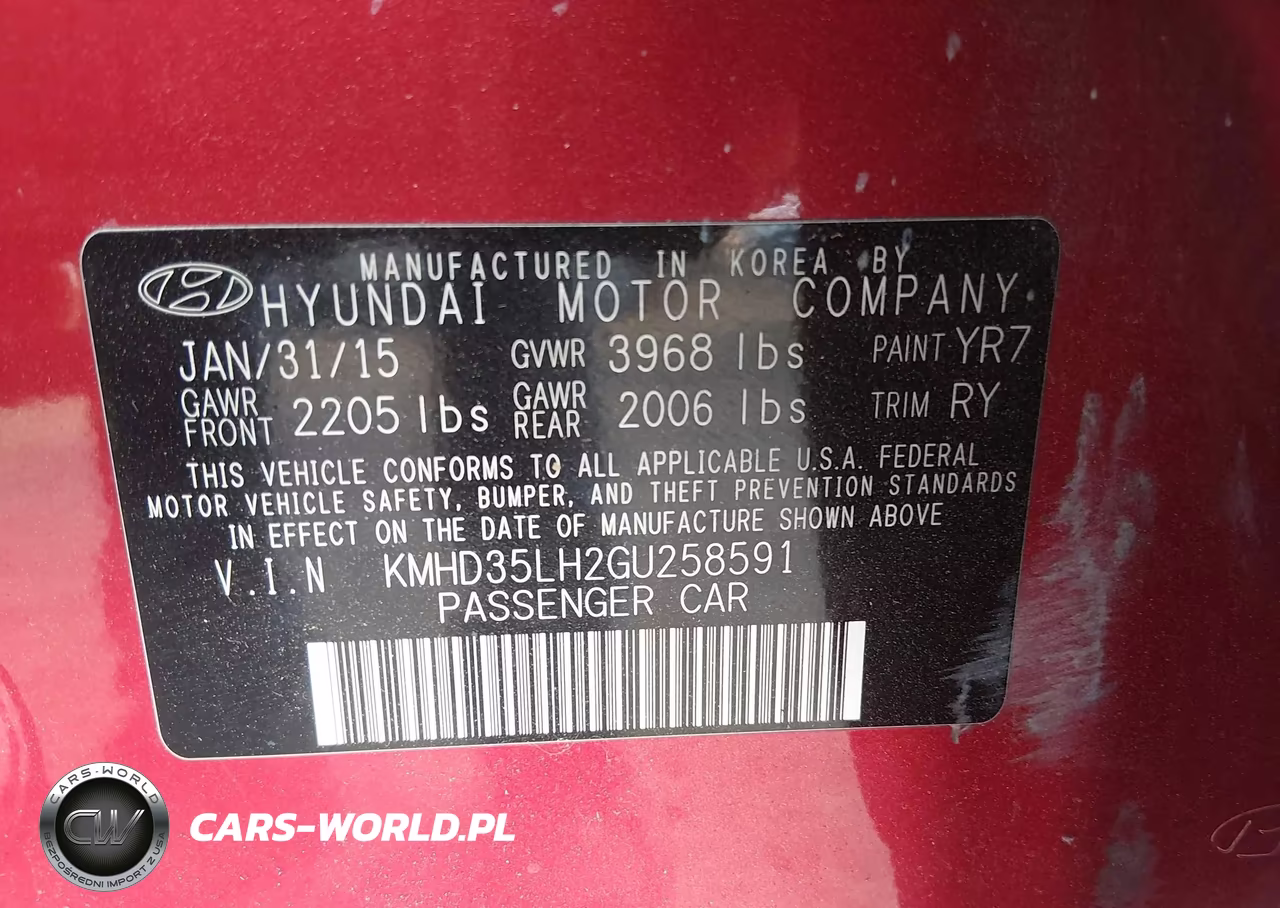 2016 Hyundai Elantra Gt VIN:KMHD35LH2GU258591 - 9