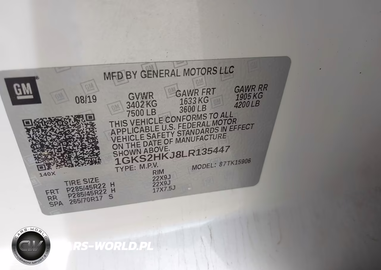 2020 GMC Yukon Xl 4Wd Denali VIN:1GKS2HKJ8LR135447 - 9