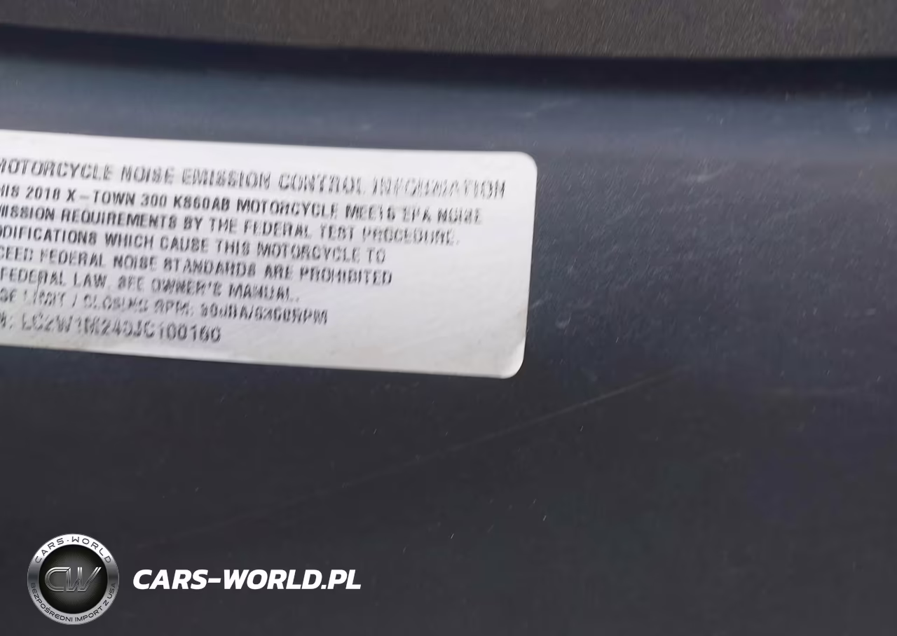 2018 Kymco Usa Inc X-Town 300 VIN:LC2W1M240JC100160 - 10