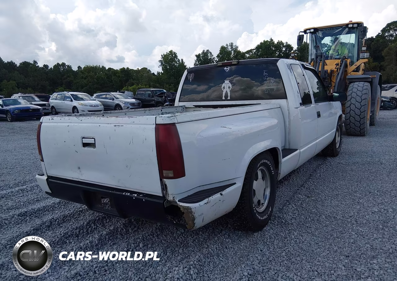 1997 GMC Sierra 1500 Sl Wideside VIN:2GDEC19R7V1503584 - 4
