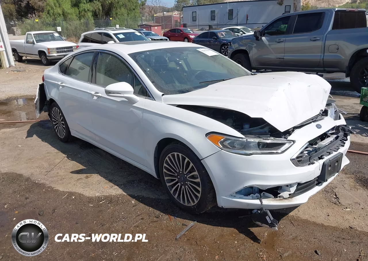 2018 Ford Fusion Titanium VIN:3FA6P0D90JR132018 - 1