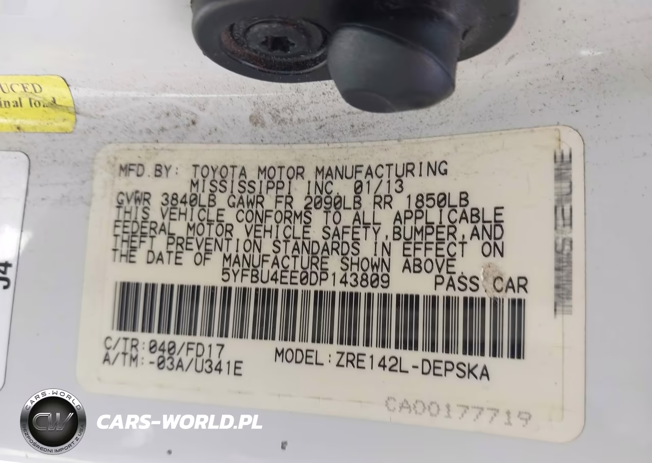 2013 Toyota Corolla S VIN:5YFBU4EE0DP143809 - 9