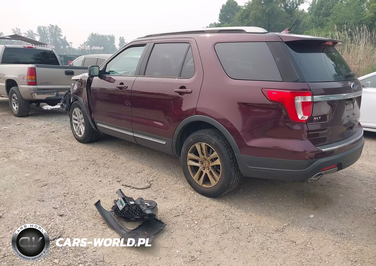 2018 Ford Explorer Xlt VIN:1FM5K8D84JGA39435 - 3