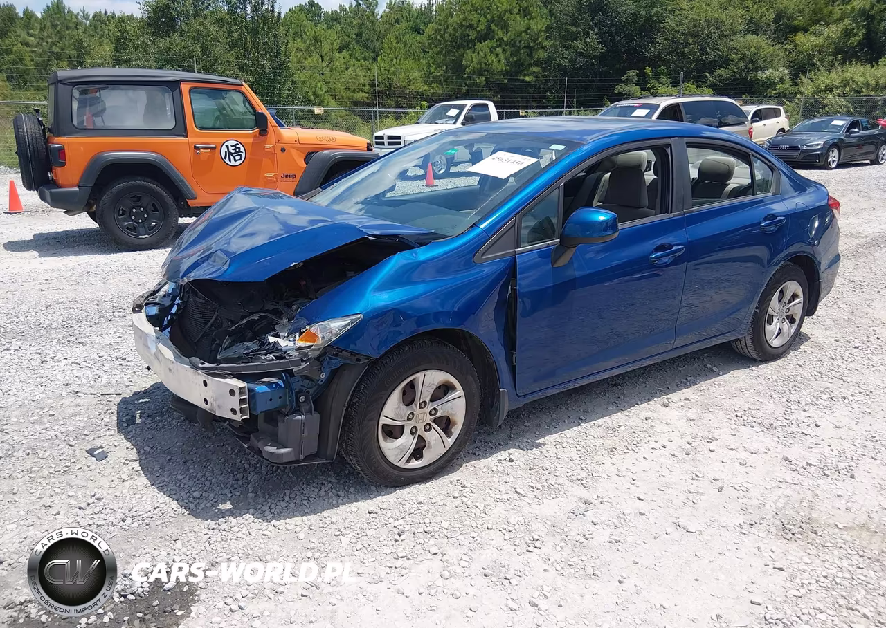 2013 Honda Civic Lx VIN:19XFB2F58DE034820 - 2