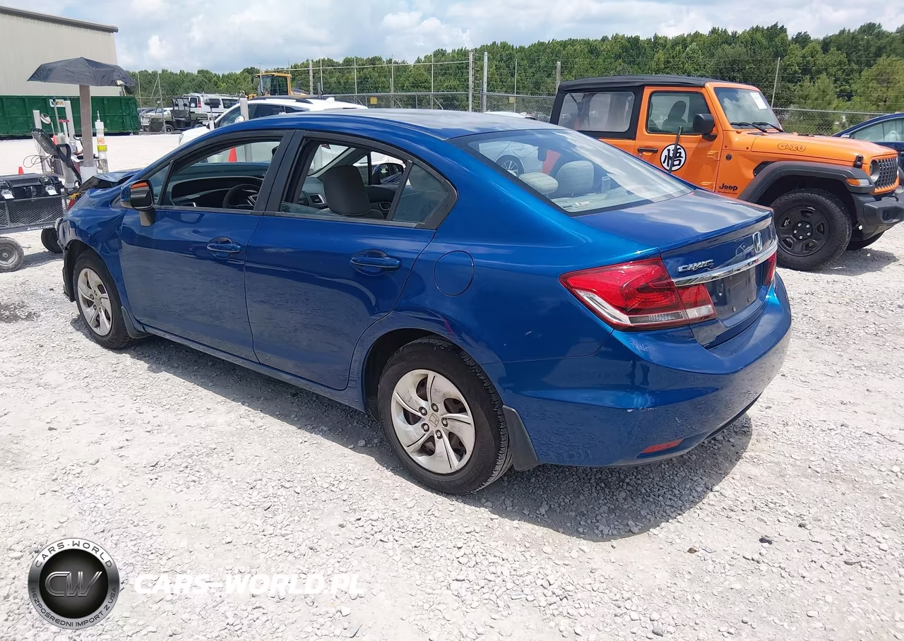 2013 Honda Civic Lx VIN:19XFB2F58DE034820 - 3