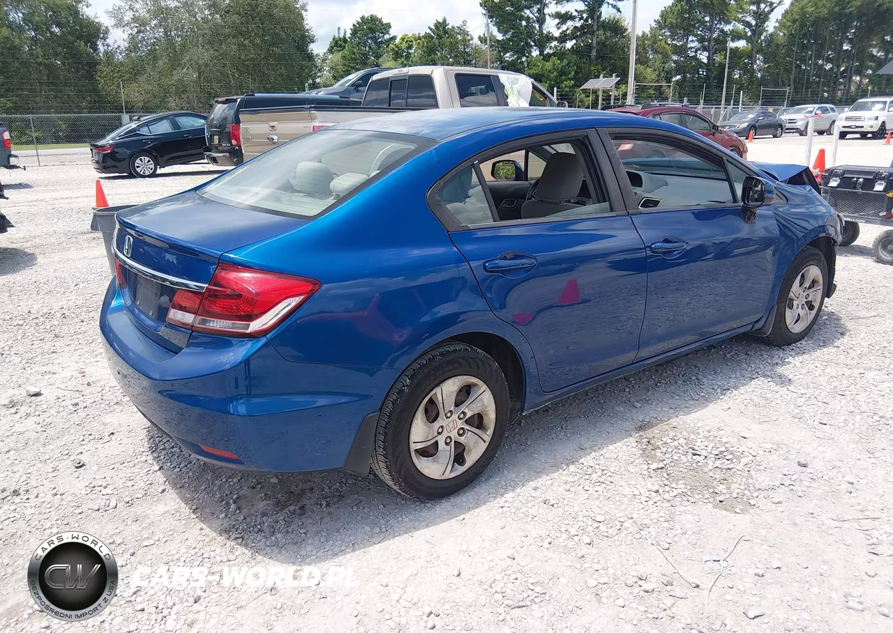 2013 Honda Civic Lx VIN:19XFB2F58DE034820 - 4