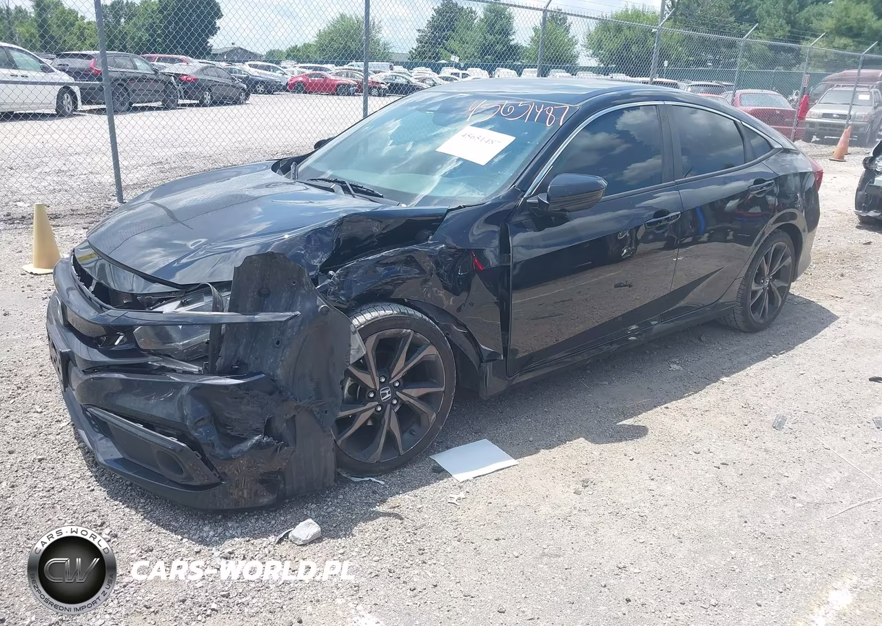 2020 Honda Civic Sport VIN:19XFC2F8XLE020651 - 2