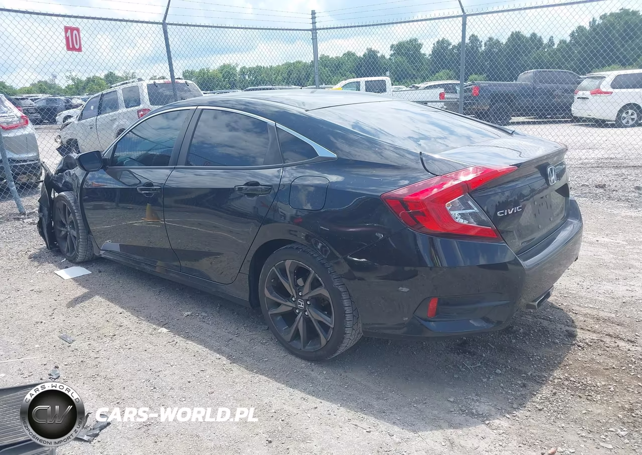 2020 Honda Civic Sport VIN:19XFC2F8XLE020651 - 3