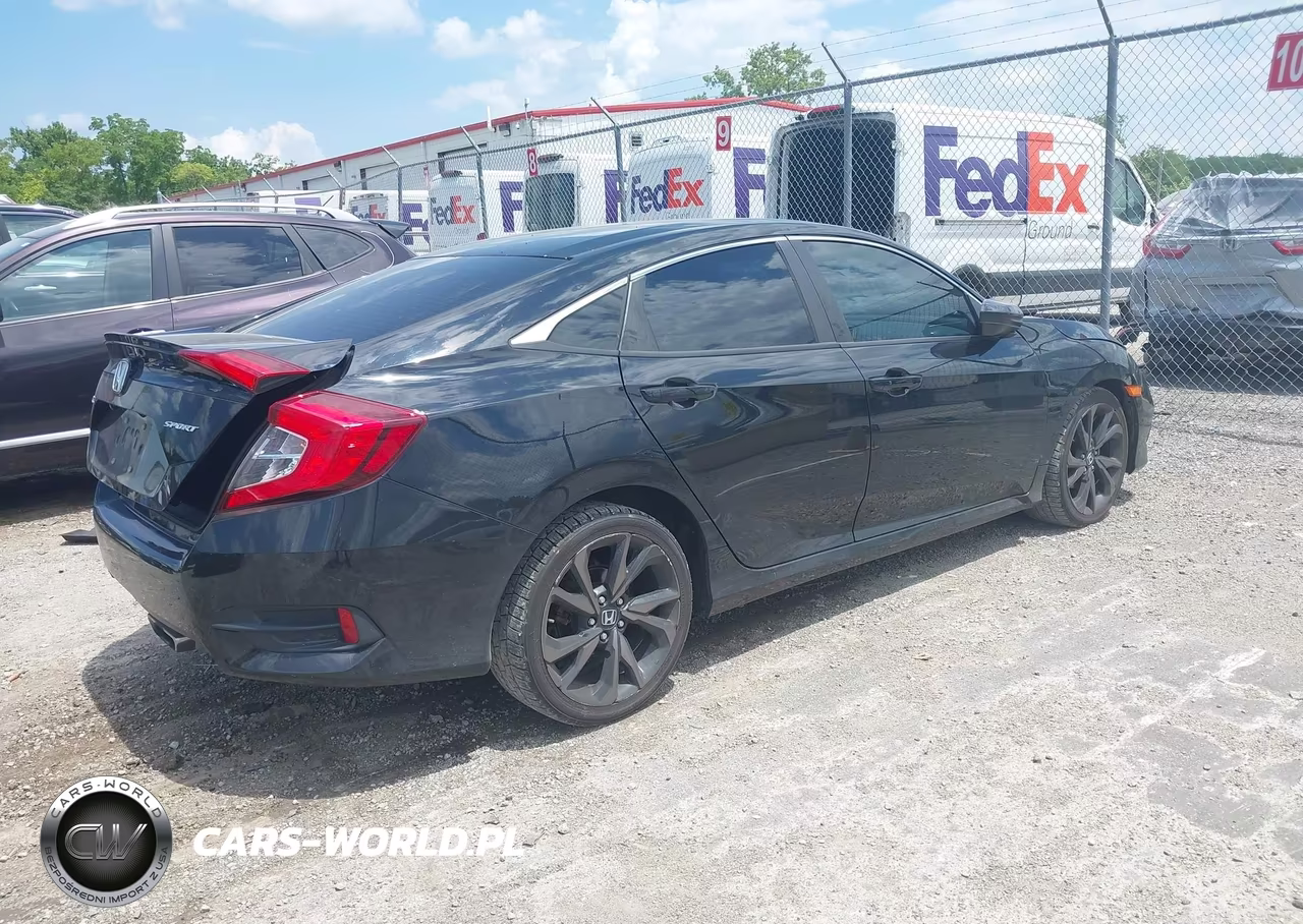 2020 Honda Civic Sport VIN:19XFC2F8XLE020651 - 4