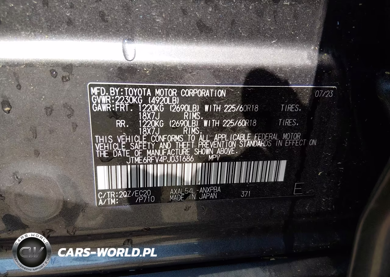 2023 Toyota Rav4 Hybrid Xse VIN:JTME6RFV4PJ031686 - 9