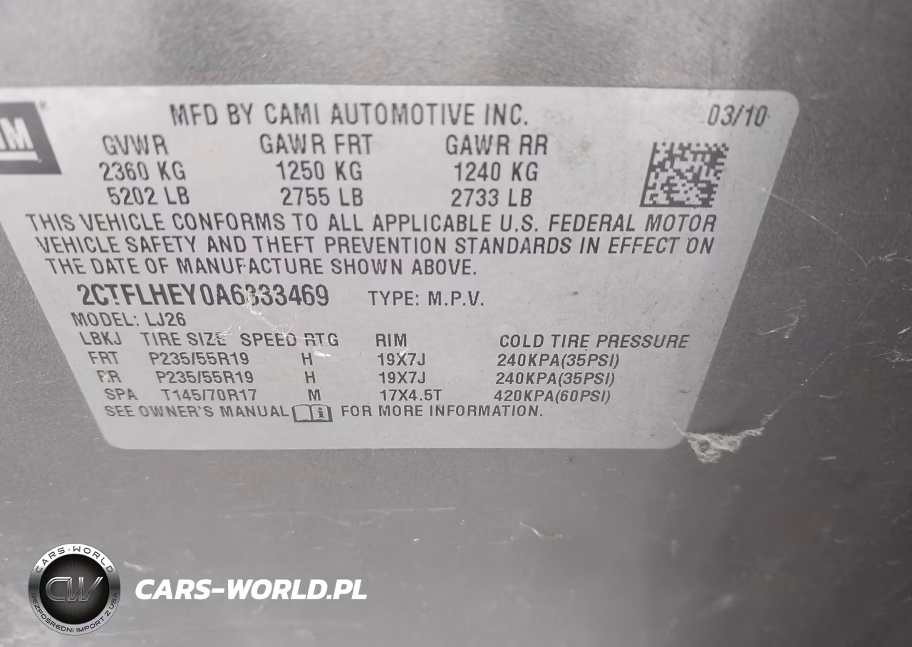 2010 GMC Terrain Slt-2 VIN:2CTFLHEY0A6333469 - 9