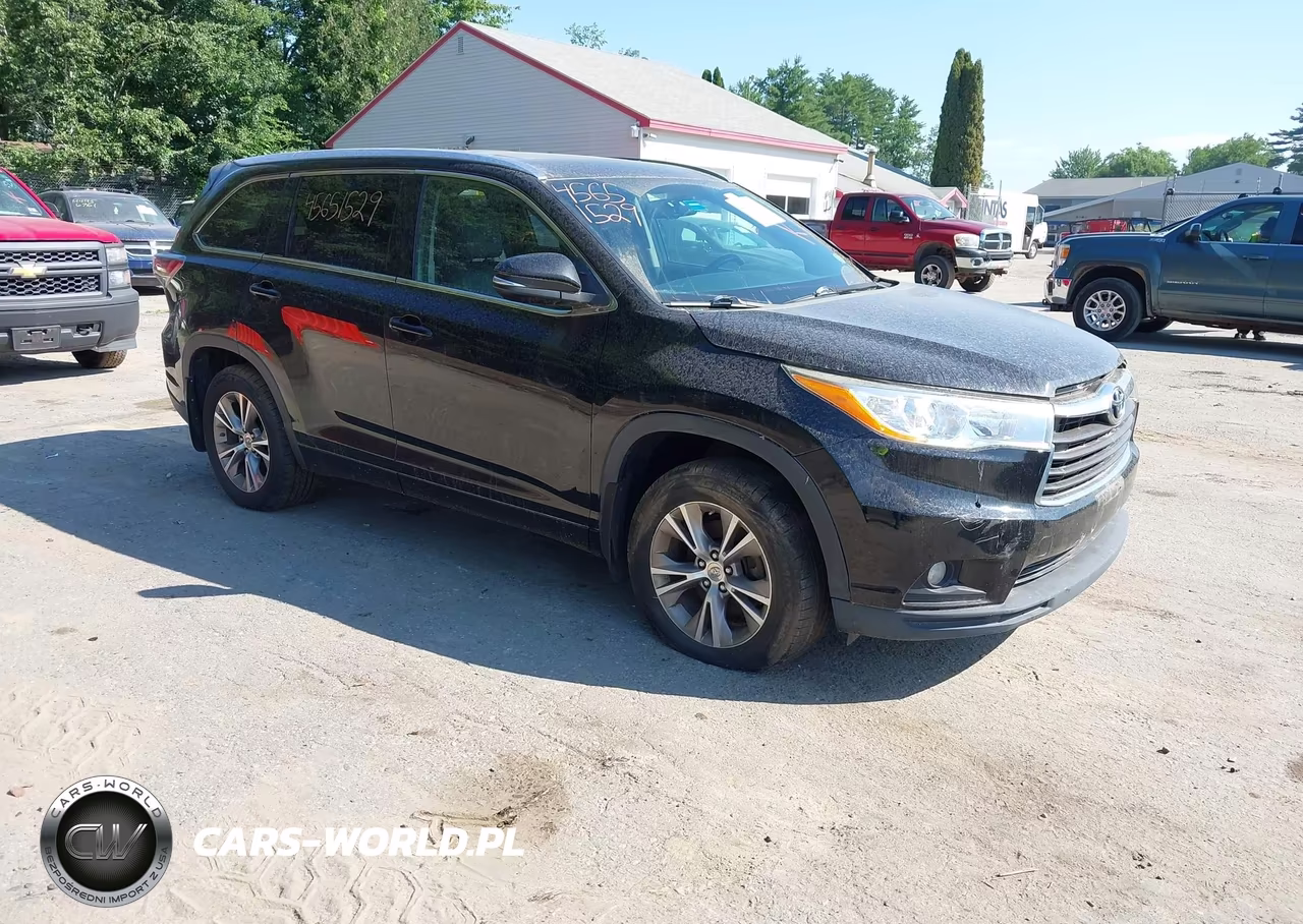 2015 Toyota Highlander Xle V6 VIN:5TDJKRFH9FS101754 - 1