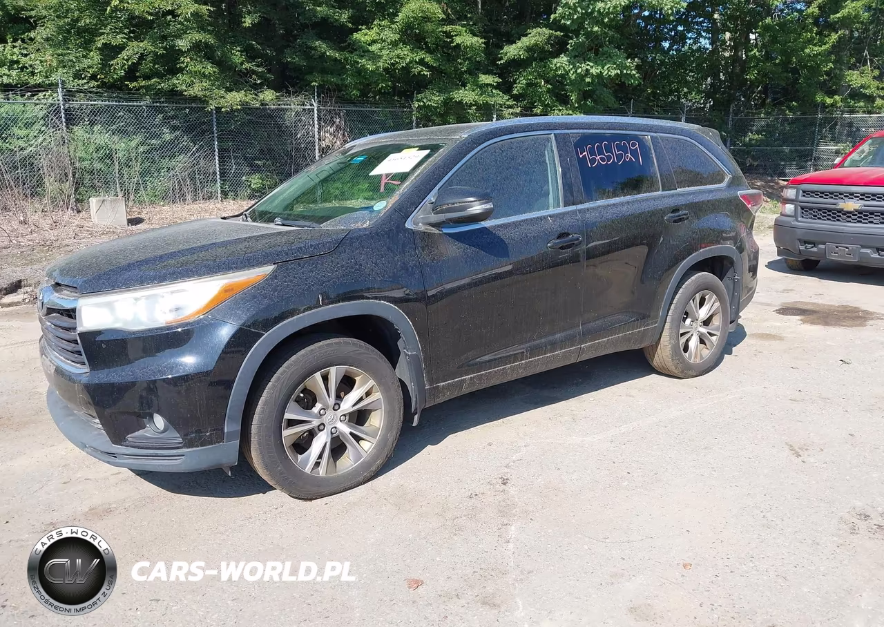 2015 Toyota Highlander Xle V6 VIN:5TDJKRFH9FS101754 - 2