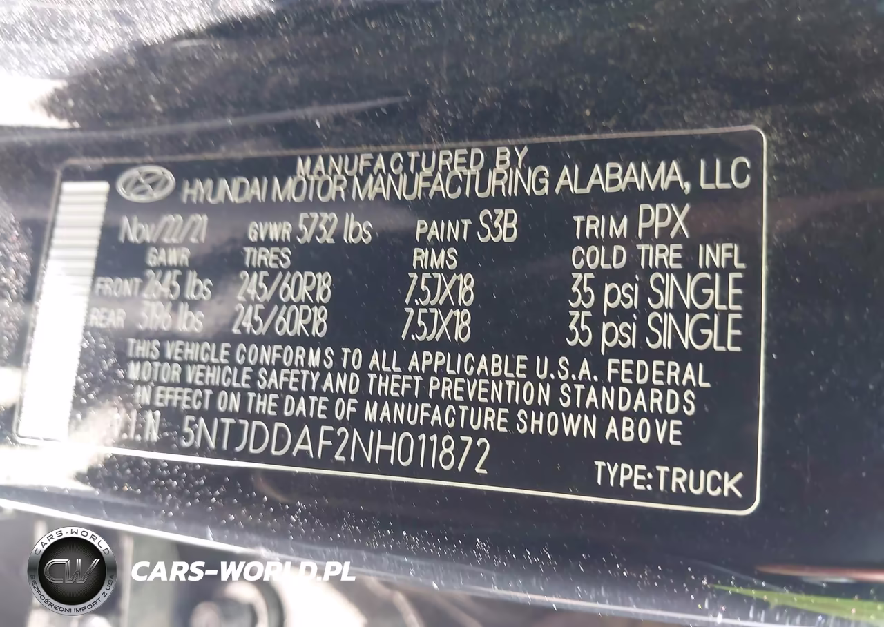 2022 Hyundai Santa Cruz Sel Premium VIN:5NTJDDAF2NH011872 - 9