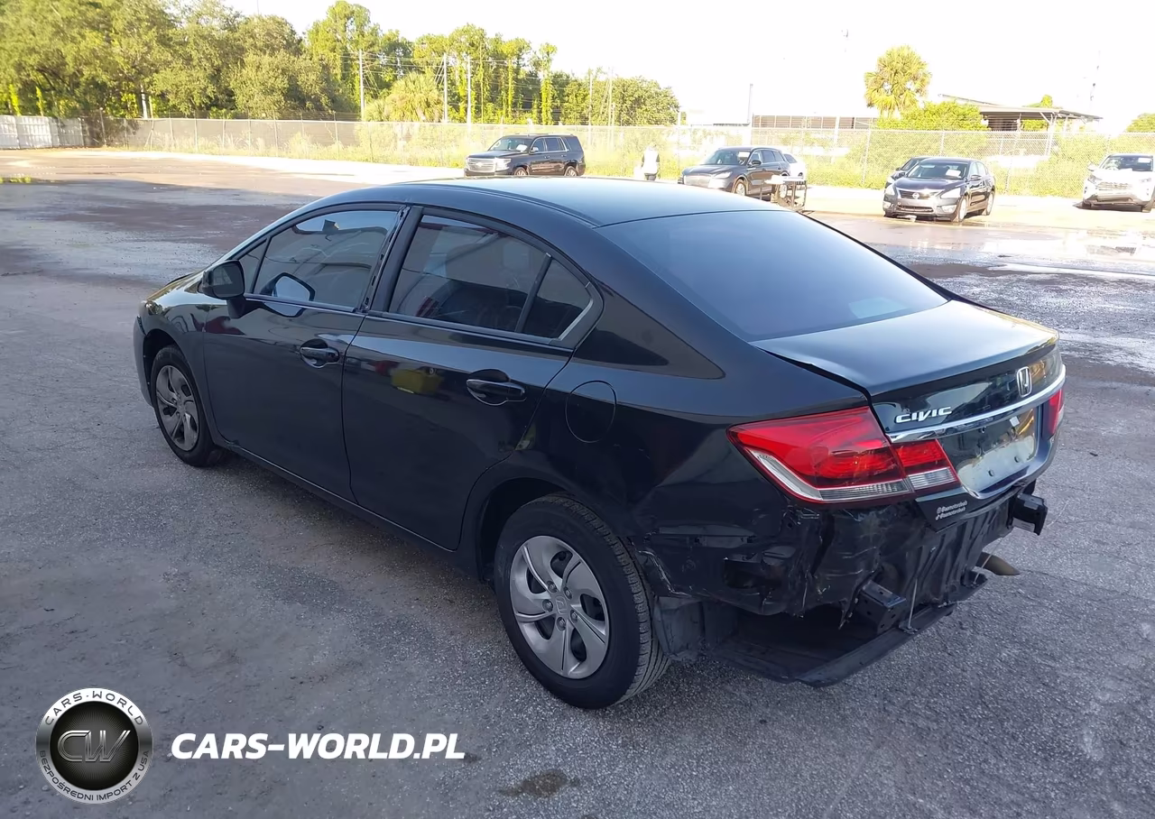2013 Honda Civic Lx VIN:19XFB2F56DE052264 - 3