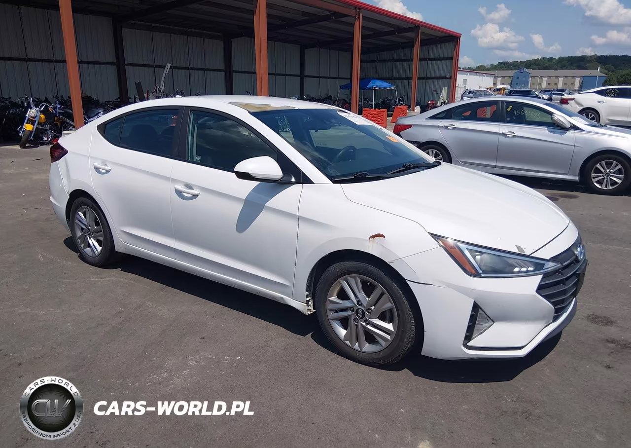 2019 Hyundai Elantra Sel VIN:5NPD84LF0KH475946 - 1