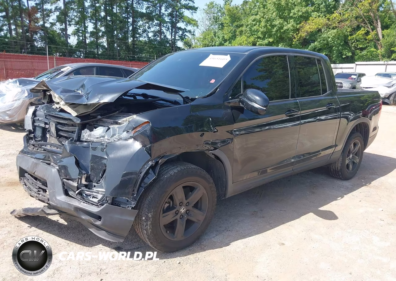 2022 Honda Ridgeline Black Edition VIN:5FPYK3F86NB009801 - 2