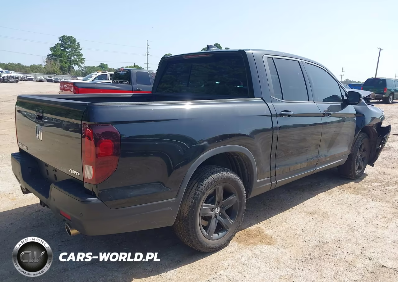 2022 Honda Ridgeline Black Edition VIN:5FPYK3F86NB009801 - 4