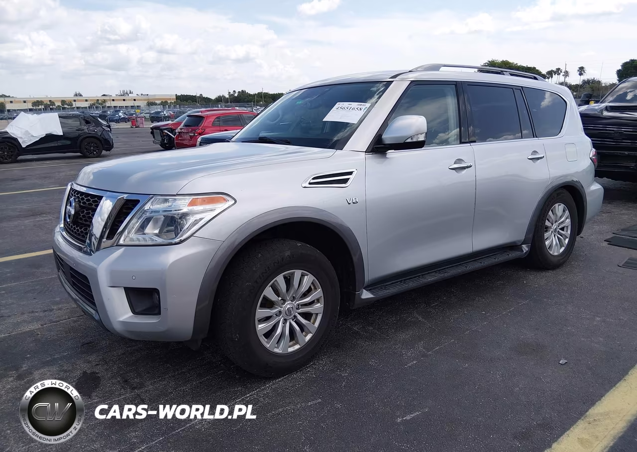 2019 Nissan Armada Sv VIN:JN8AY2ND9K9086903 - 2